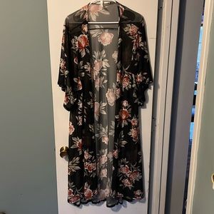Floral kimono